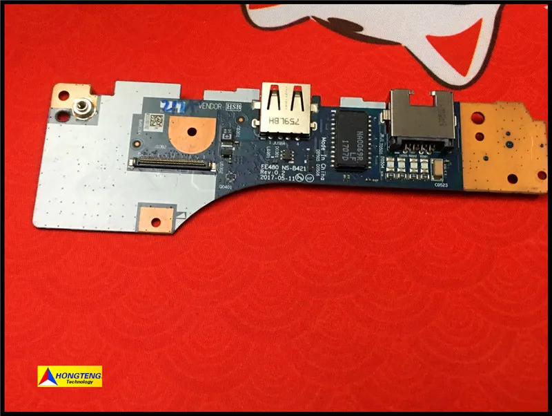 

Original FOR Lenovo FOR Thinkpad E485 E480 USB Power Board EE480 NS-B421 Full TESED OK