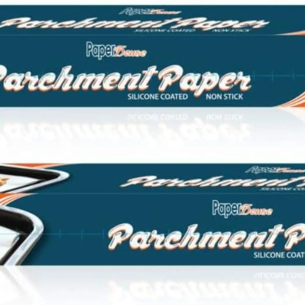 

Silicone-Coated Parchment Paper, 18 x 50' Roll, 2-Pack, Ideal for Baking, Air Frying, and Roasting