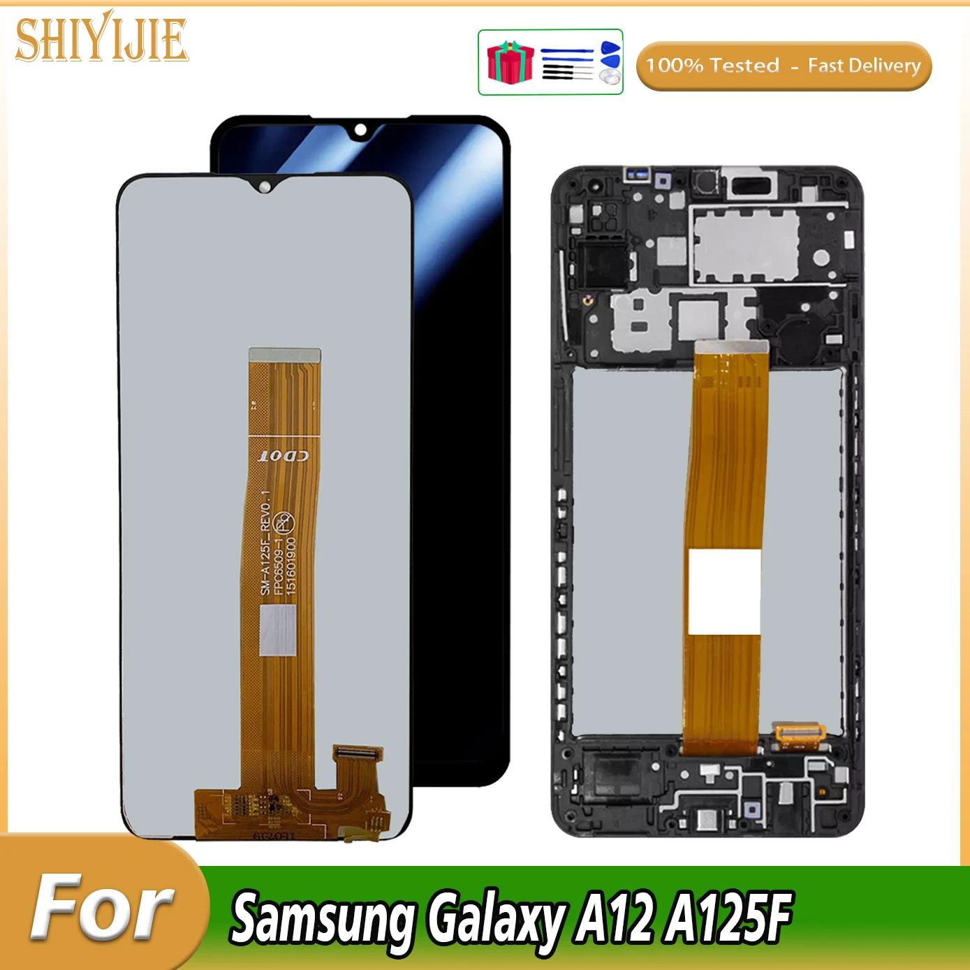 

6.5"LCD For Samsung Galaxy A12 A125 LCD Touch Screen Digitizer LCD For Samsung SM-A125F A125F/DS Display Replacement