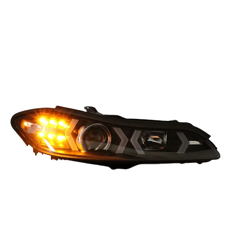 

Front Headlight Modification Assembly with LED Turn Signal and Xenon DRL Headlights 12V