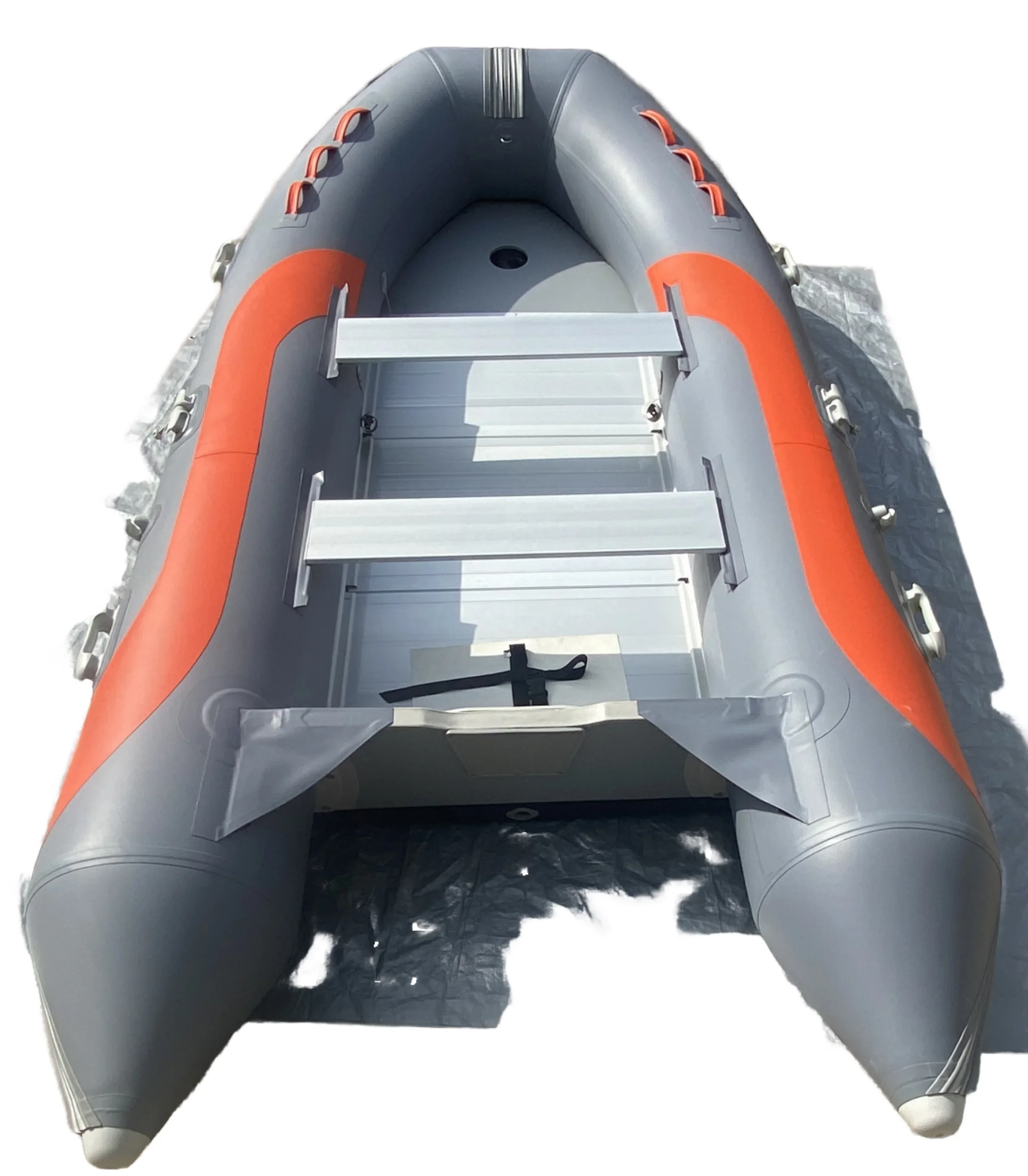 

Professional 2-6 Person Inflatable Rowing Boat with Air Deck Floor and Folding Stable PVC Rubber Kayak for Fishing