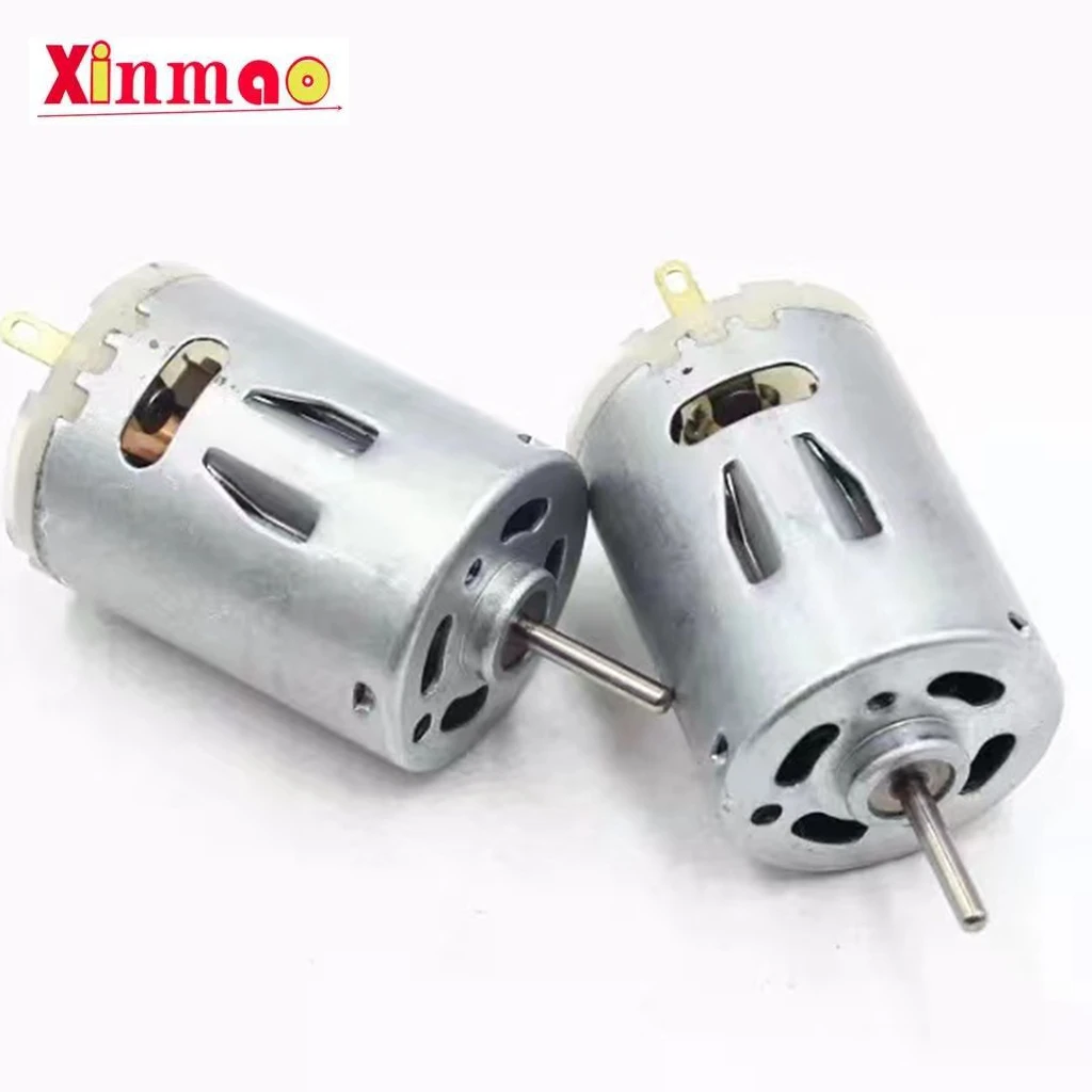 1pcs New 385380 motor strong magnetic carbon brush DC motor toy motor hair dryer 12v24v36v