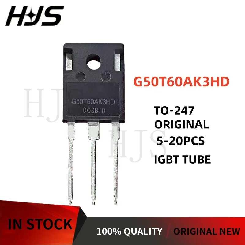 5-20Pcs Original 100% new CRG50T60AK3HD G50T60AK3HD G50T60 50A/600V TO-247 IGBT Tube for welding machines
