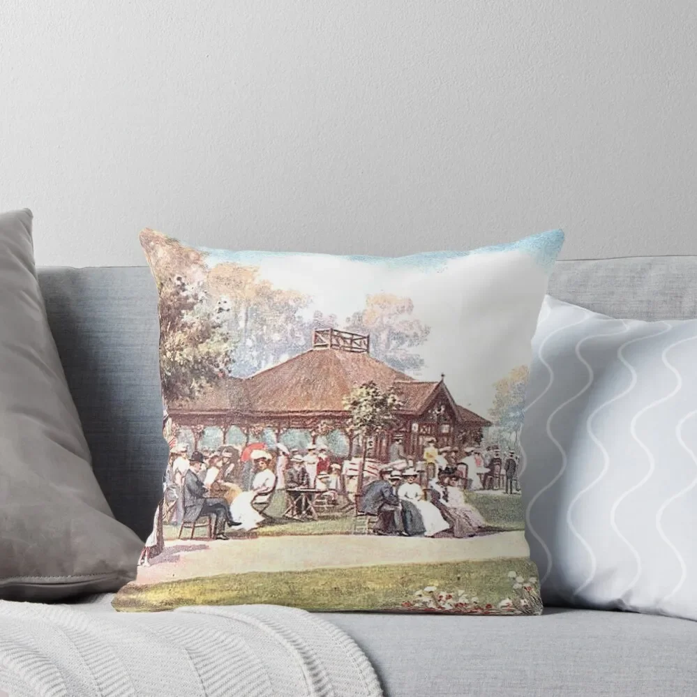 Tea House, Valley Gardens, Harrogate, North Yorkshire, England Throw Pillow Christmas Pillow Covers Pillow Cover