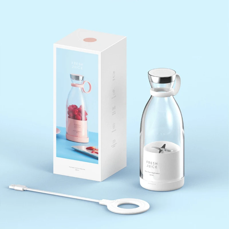 미니 휴대용 블렌더 주방 전기 과일 주스 믹서, 다기능 주스 메이커 기계, 스무디 믹서