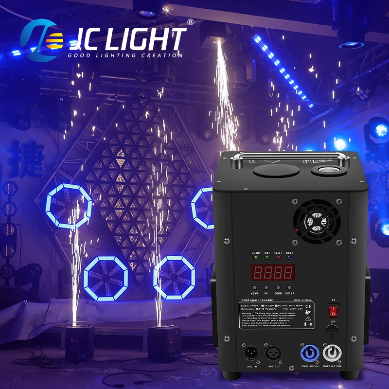 600W Cold Spark Machine Firework Machine Stage Effect DMX Party Wedding Sparkle Cold Pyro Fireworks Hot Selling