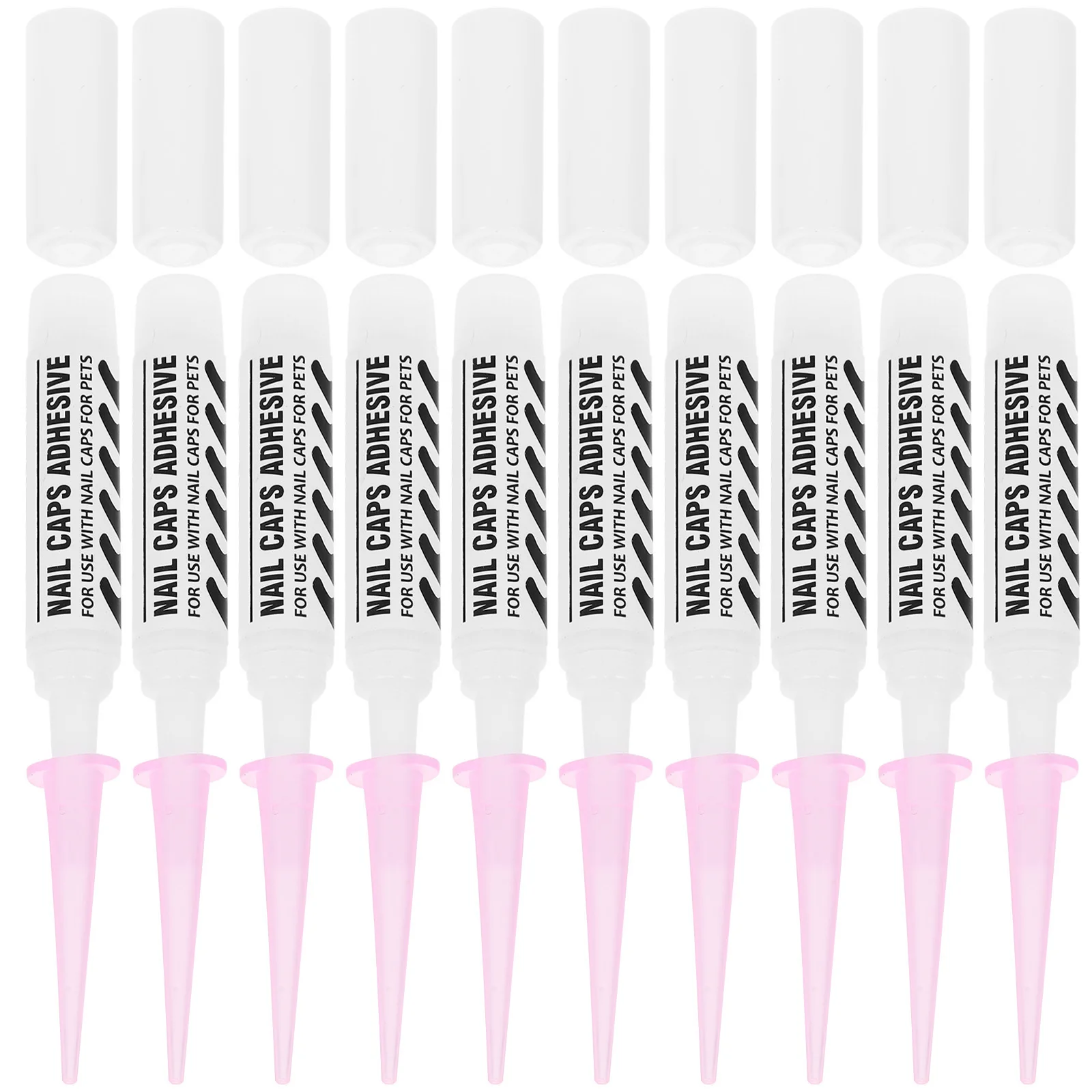 

20 Pcs Pet Nail Protector Glue Accessories Adhesive Glues for Cat Art Claw Caps