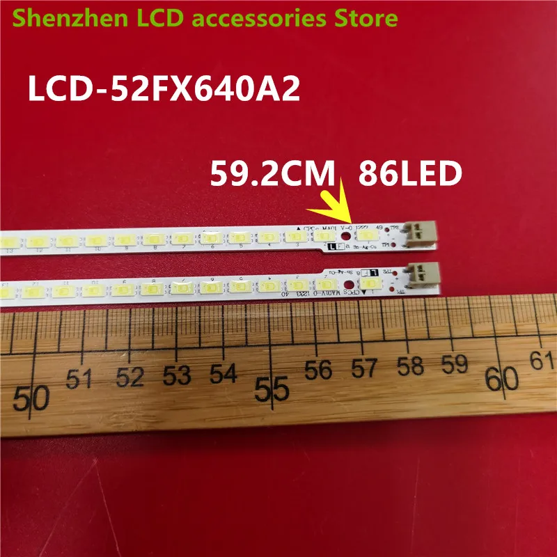 

NEW LED backlight strip for Sharp 52NX255A LCD-52FX640A2 Light bar LCD TV LEDLK520G3DVRCX 59.2CM 86LED 129V 100%NEW