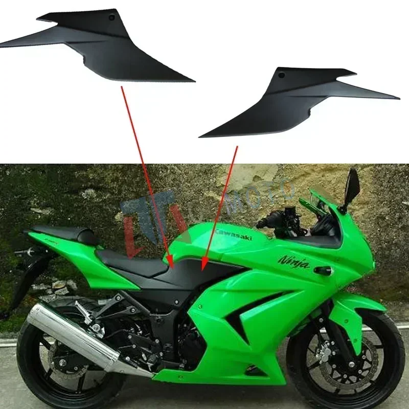 For Kawasaki Ninja 250R EX250 ZX250 2008-2012 Motorcycle Accessories  Fuel Tank Left and Right Side Plate ABS Injection Fairing