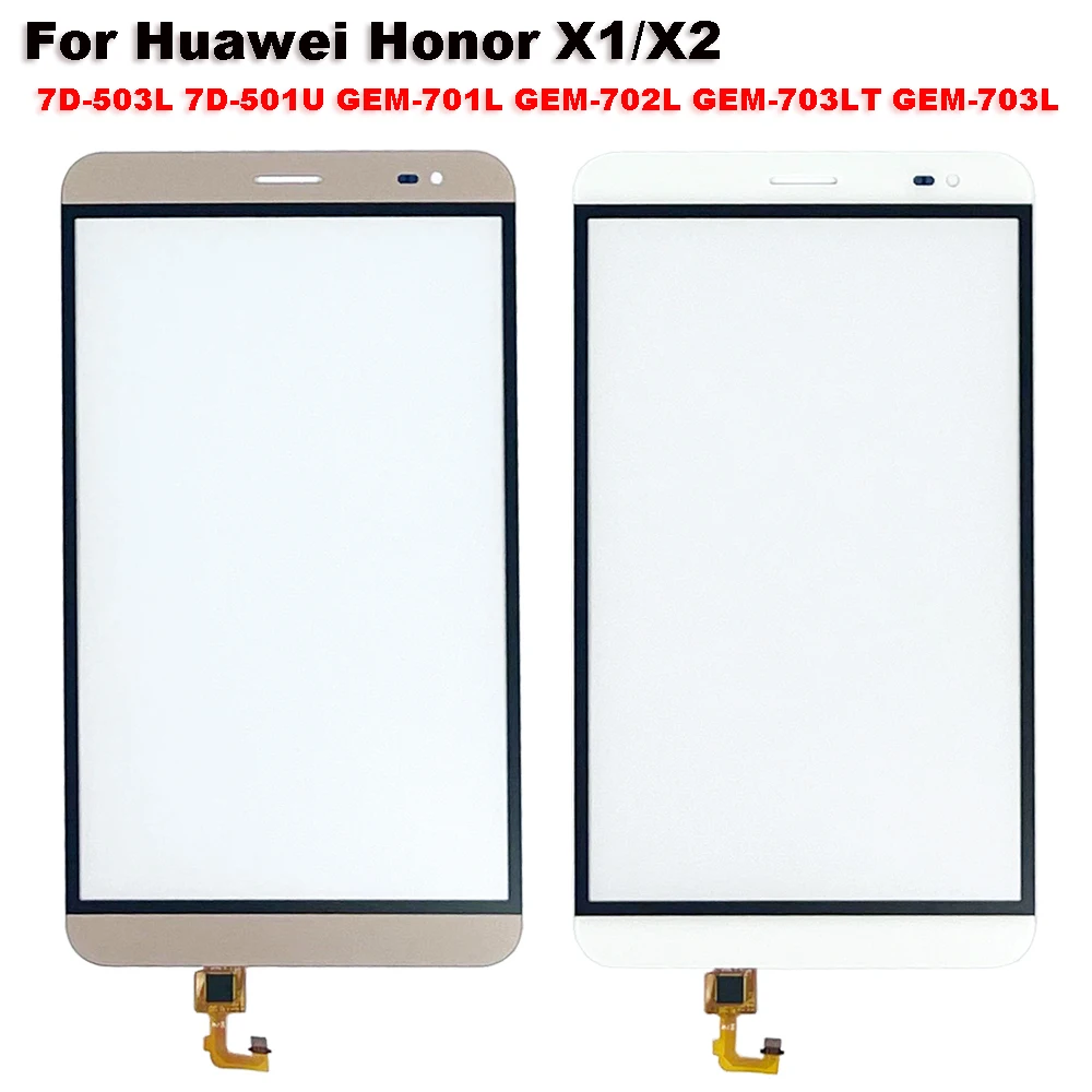 

New For Huawei Honor X1 X2 7D-503L 7D-501U GEM-703L GEM-702L GEM-701L Touch Screen + OCA LCD Front Glass Panel Replacement