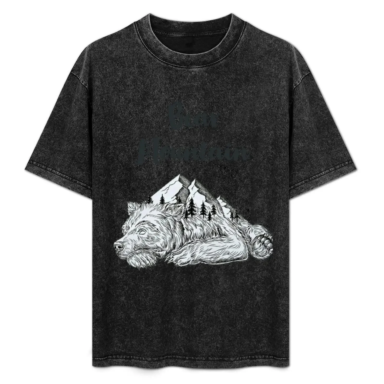

Bear mountain for camp lover T-Shirt Stain Resistant Casual Tee