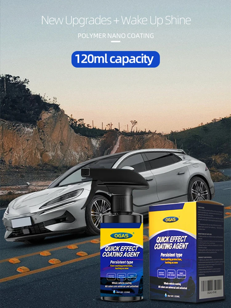 OGAS Car Ceramic Nano Coating Liquid Coatin Nano Crystal Hydrophobic Layer Polishing Paint Coating Agent Car Polish Coatings
