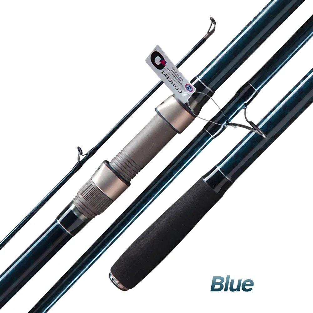 Sea Fishing carbon 14ft surf medium heavy fast action rod blanks casting rod 3 sections surf rod for beach