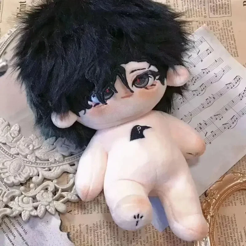 No Attributes Handsome Amon Boy Soft Plush Doll Body Dress Up Anime Cosplay 20cm Plushie Cotton Pillow Toys Dolls Mascot Gift