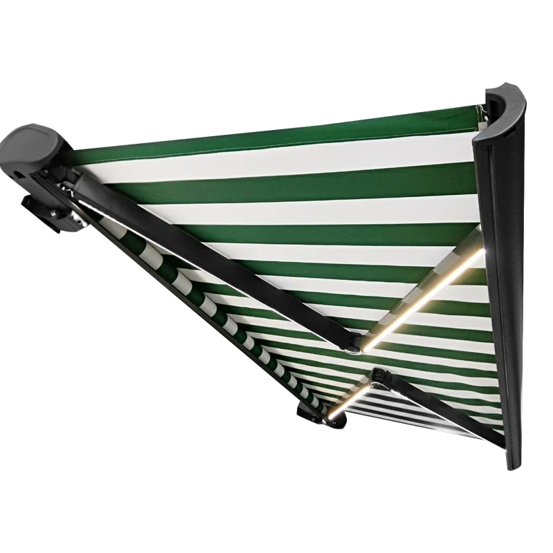 High Performance Folding Arm Greenhouse Canopy Retractable Electric Sunroof Awning