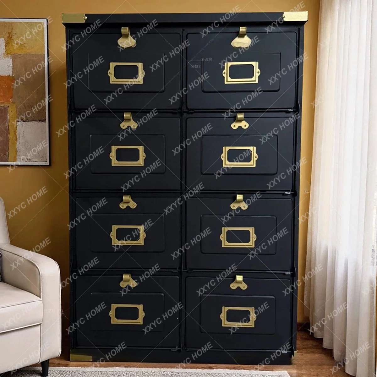 Flip storage cabt, chest cabit, wrought iron locker, display cabin, file cabine, drawer cabinet