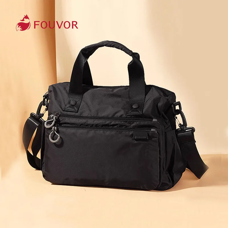 

Fouvor женские сумки через плечо нейлоновая водонепроницаемая легкая тканевая сумка с длинными ремнями роскошная дизайнерская женская сумка на плечо 2802-17