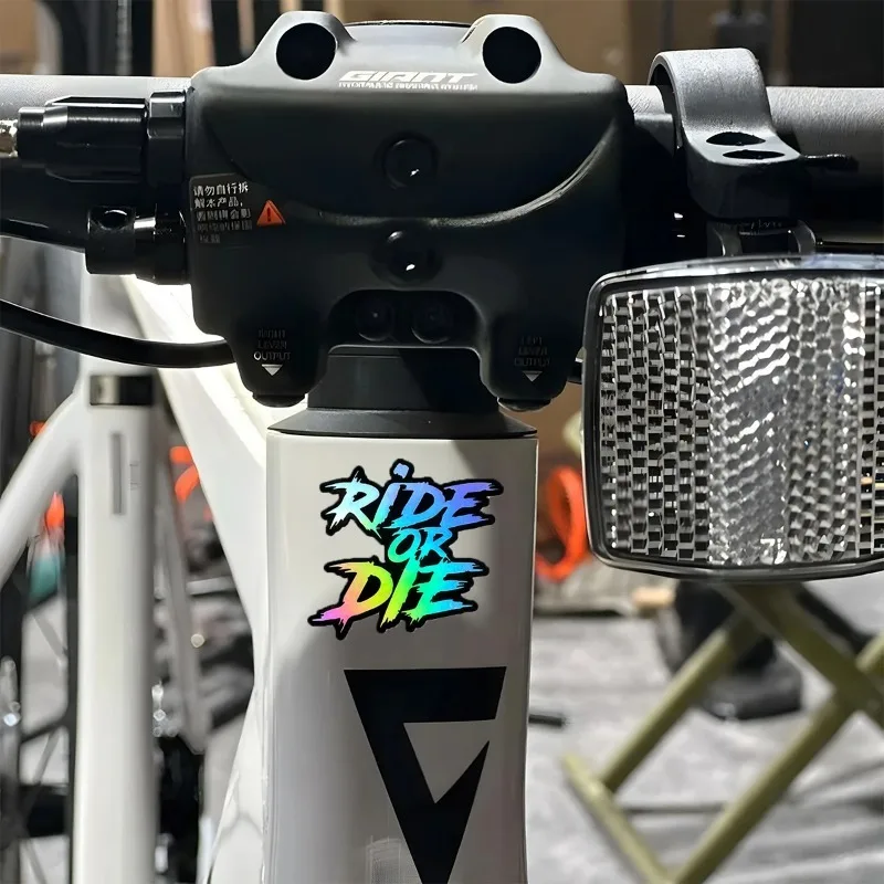 Life and Death Speed Ride (1set) Electric bicycle frame reflective sticker, bicycle body, road mountain bike, upper tube, helmet