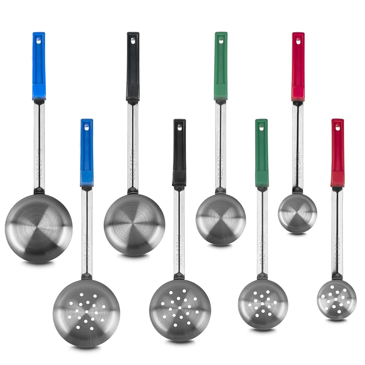 

Portion Control Serving Spoons - Bariatric Must Haves - Perfect for Weight Watchers& Gastric Bypass - Set of 8 Ladles