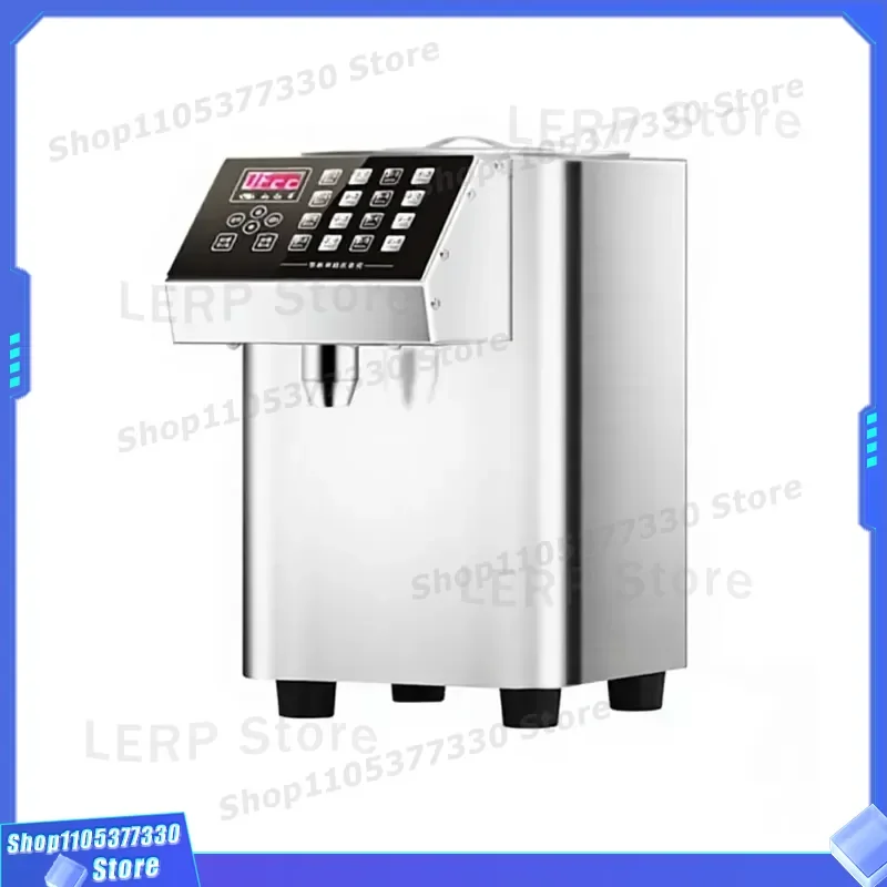 SL03 Automatic Fructose Dispenser 16 Key Stainless Steel Commercial Milk Tea Shop Sweetening Machine for Bubble Tea Store