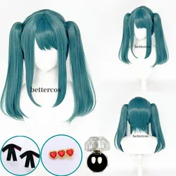 Vocaloid Miku 45 peruki Cosplay z kostium na Halloween peruki Miku do czapka z peruką