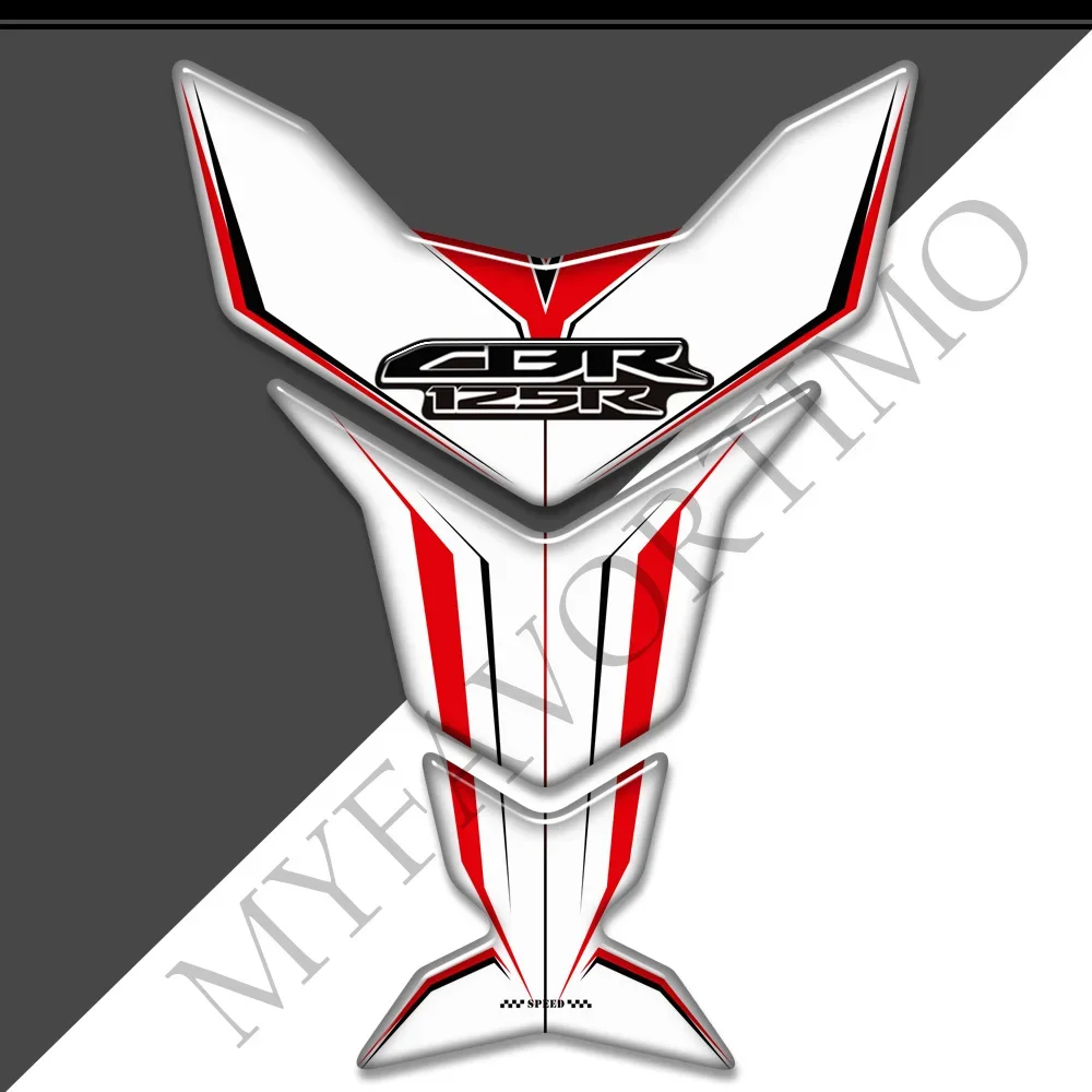 

Motorcycle Tank Pad Protector 3D Stickers Decals Gas Fuel Oil Kit Knee For Honda CBR 125 R CBR125R HRC Fireblade