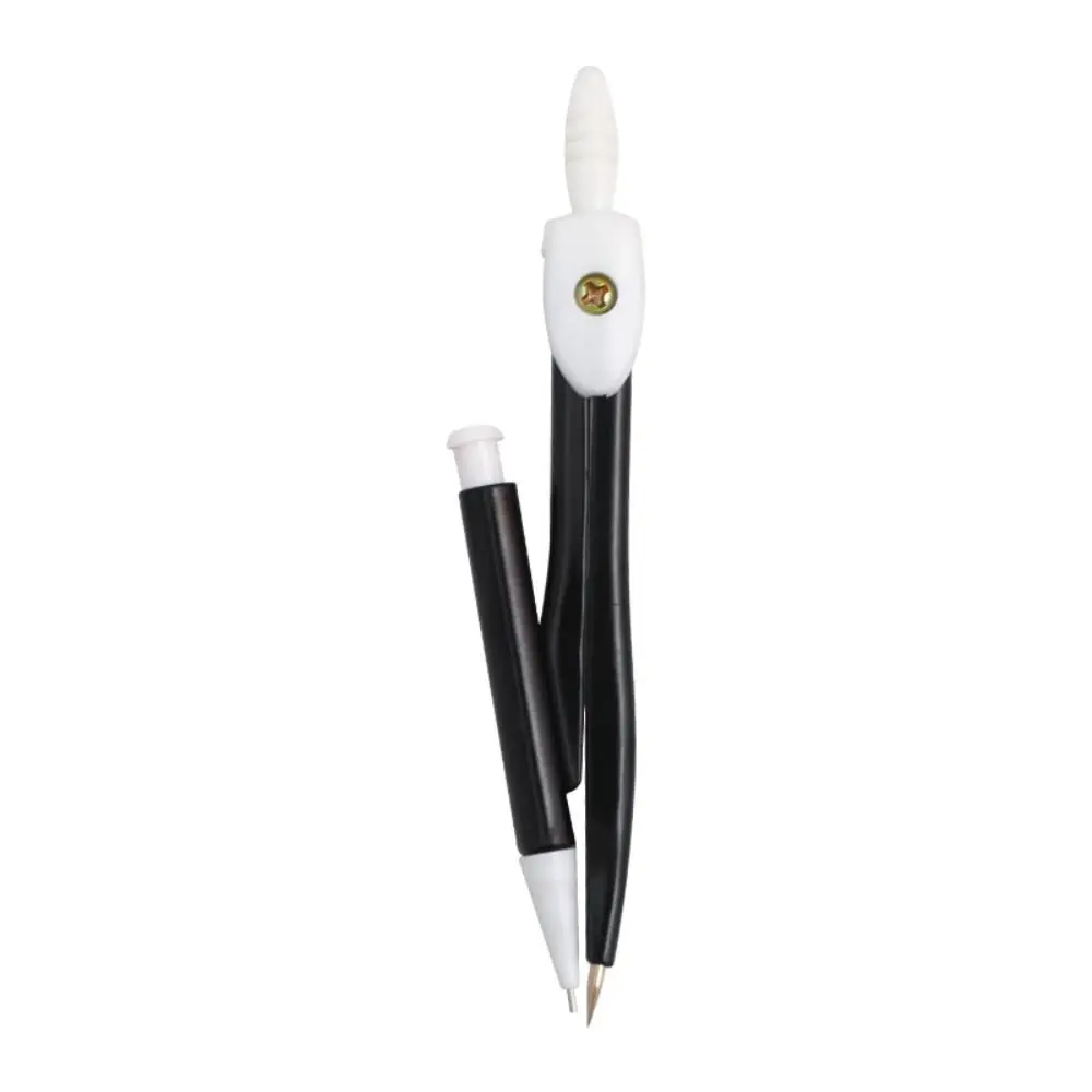 With Pencil Refills Lead Compass Drawing Set Pencil Attachment Metal Geometric Drawing Ruler Art High Precision Teaching Aids