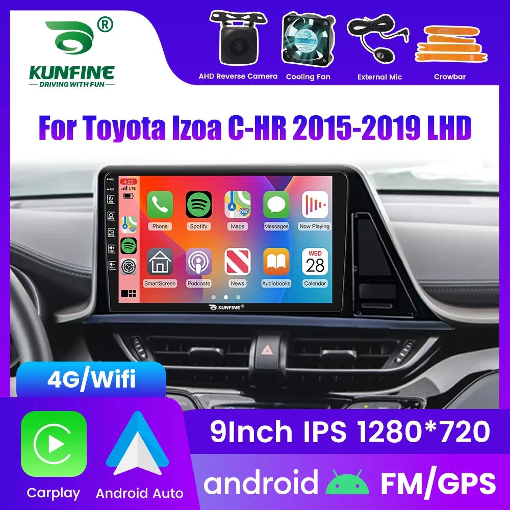 

2Din Android автомобильный радиоприемник для Toyota Izoa C HR 2015-2019 мультимедийный видеоплеер GPS-навигация стерео аудио головное устройство Carplay