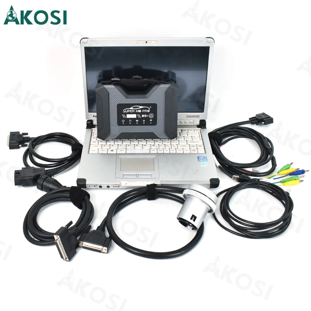 NEW 2024.03 Full Function DoIP for M6 Super MB PRO M6+ Wireless Star with CFC2 Laptop diagnosis Tool