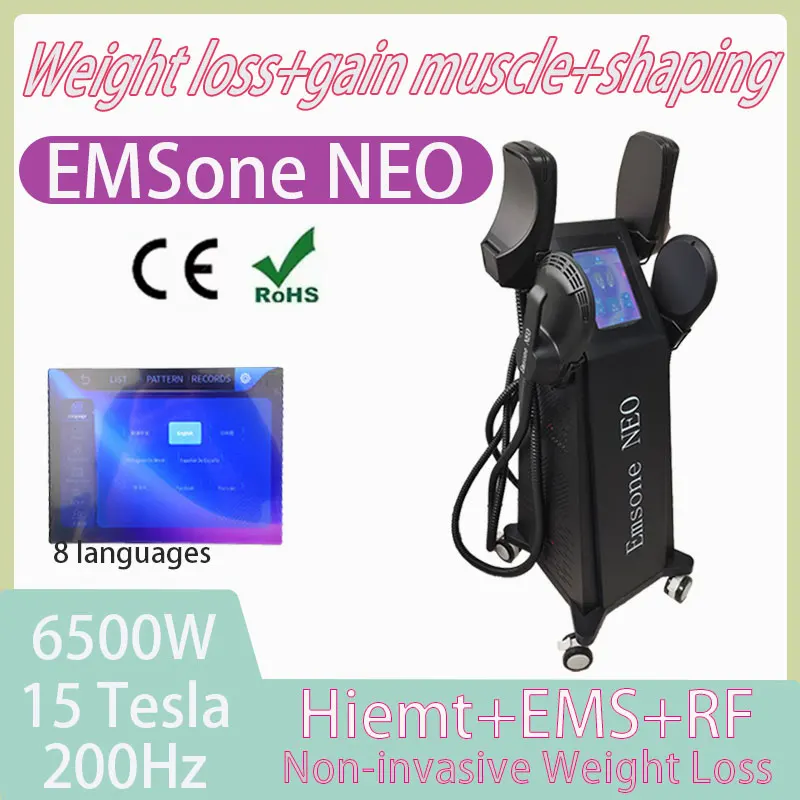 Машина для формирования мышечного стимулятора EMS EMSone NEO 6500W 15 Tesla RF, обезжиривающая машина для формирования