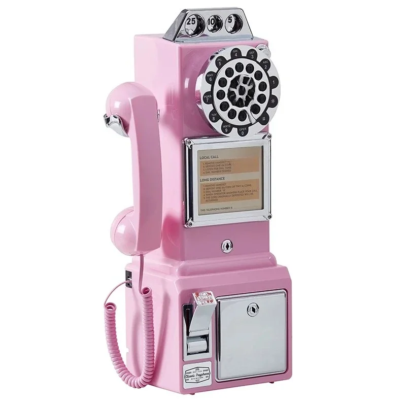 

Retro style coin phone
