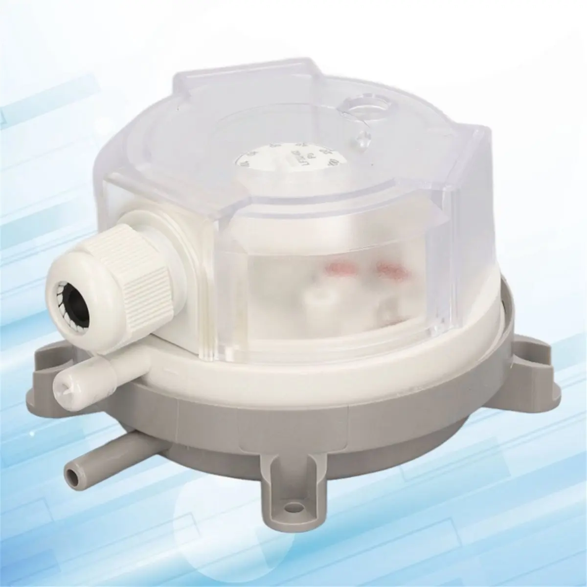 Time Saving Pressure Difference Switch Mechanical SPDT Pressure Switch 20-200Pa Adjustable Differential Air Pressure Controller