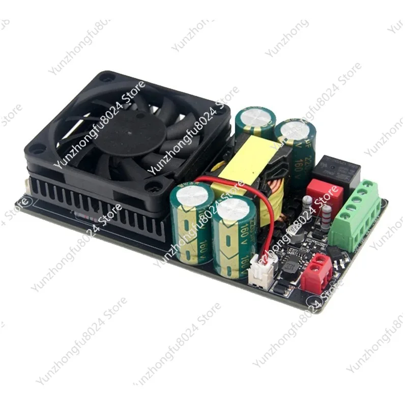

HIFI IRS2092 1000W Mono Channel Digital Class D Stage Subwoofer Power Amplifier Board with Speaker Protect Relay Durable
