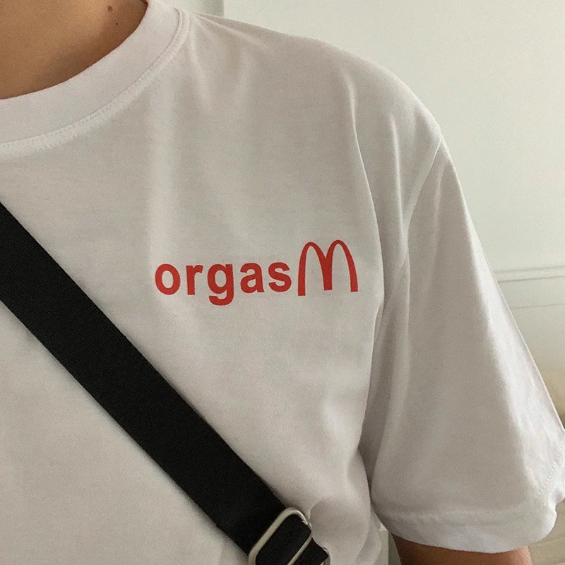 

Orgas Vintage Pock Printed Women T Shirts Cotton O Neck Graphic Tee Streetwear Causal 90s Grunge Clothes Top Dropshipping