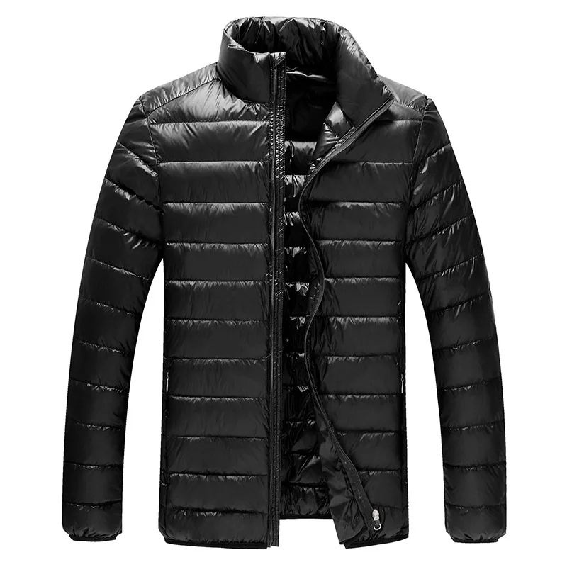 5XL 6XL 7XL 8XL high quality 90% white duck down lightweight down jacket winter brand clothing men\'s big size loose down jacket