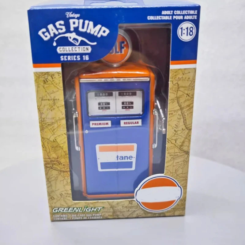 

Greenlinght Diecast 1:18 Scale 1954 Tokheim's 350 Dual Air Pump Vintage Model Classic Collection Display Ornament Gift Souvenir