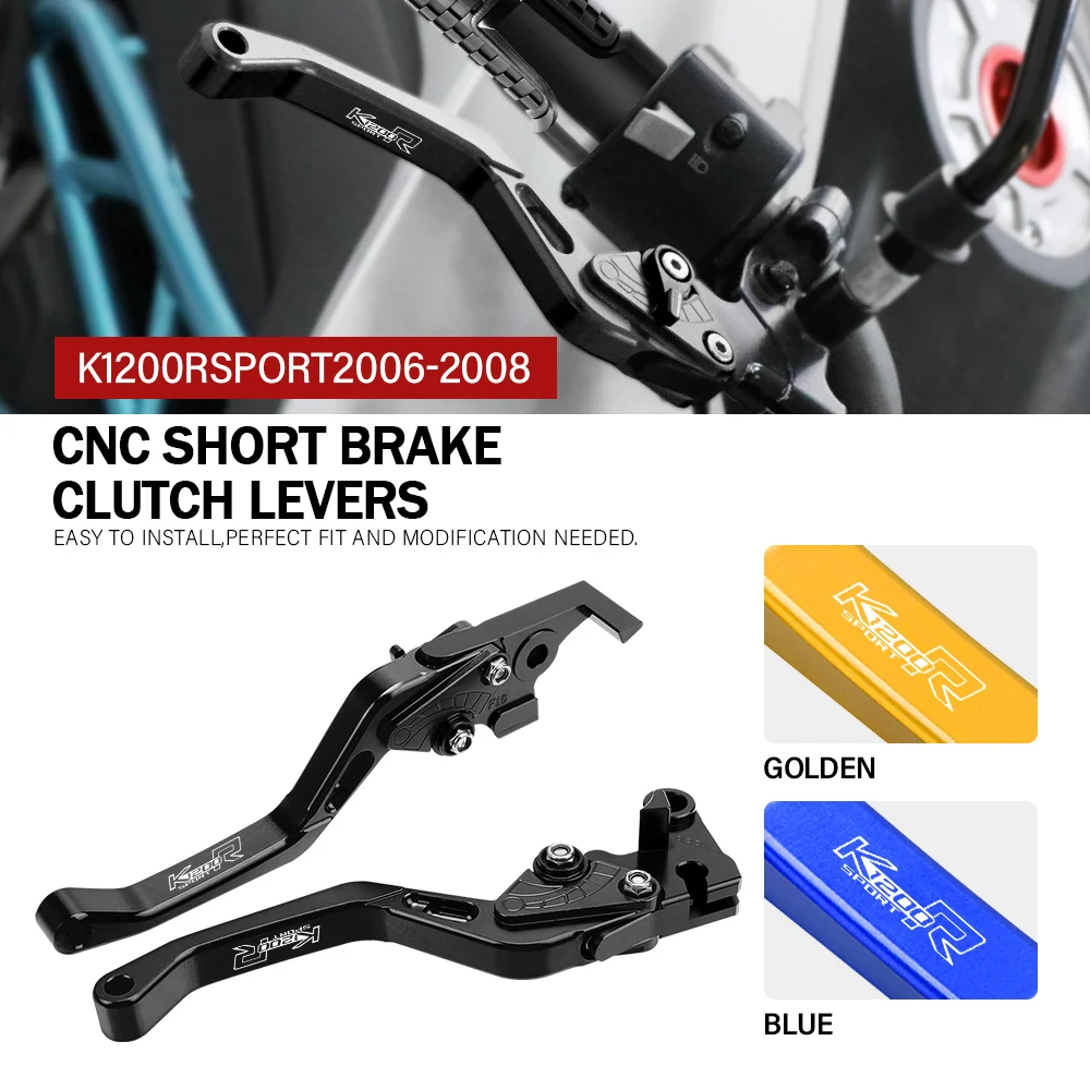 

For BMW K1200R SPORT 2006 2007 2008 K 1200 R SPORT Motorcycle CNC Adjustable Brake Clutch Levers Handle Accessories