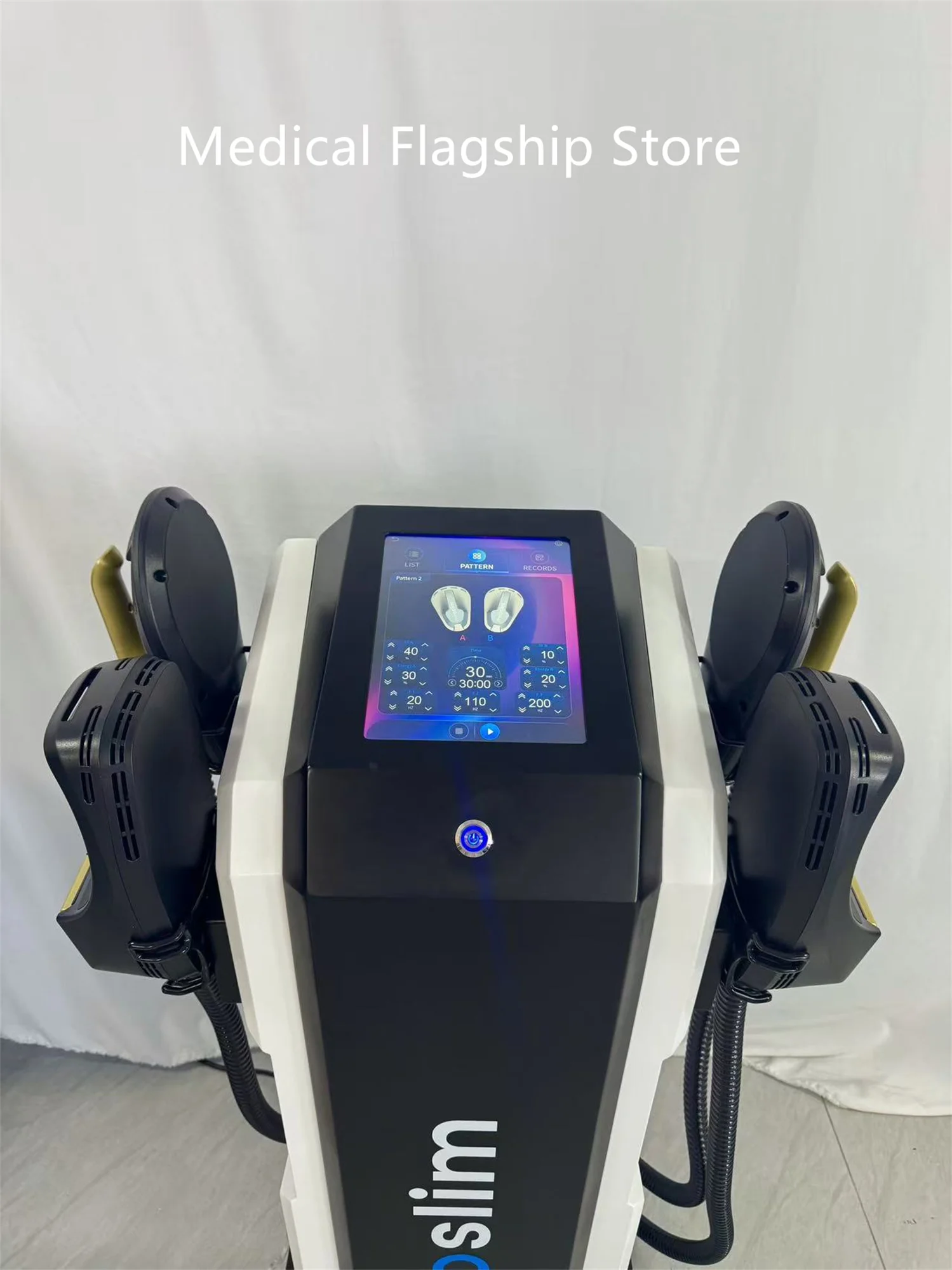 Mesin Myosilm 15 Tesla 6500W NEO untuk Pelangsingan Tubuh, Pembakaran Lemak, Pembentukan Otot, Stimulasi Elektromagnetik Hiemt Pro