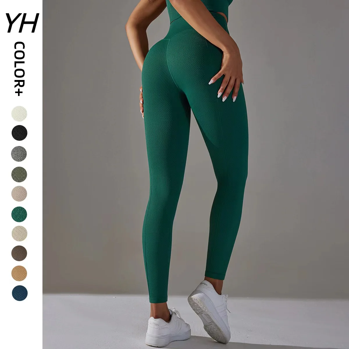 New Yoga Pants Sports Clothing Seamless Legging Solid High Waist Full Length Workout Leggings for Fittness Yoga Leggings