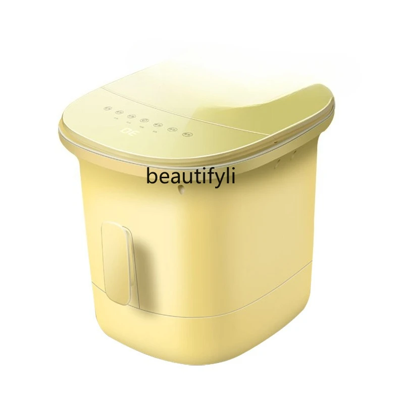 

automatic heating, foot washing bucket, electric remote control massage foot washing basin, household touch screen foot bath