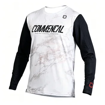 Kid TShirt Women Tee Boys Top Adults Children Parent Child Quick dry Men long sleeve T shirt Enduro Off Road MTB Cycling Tops 4