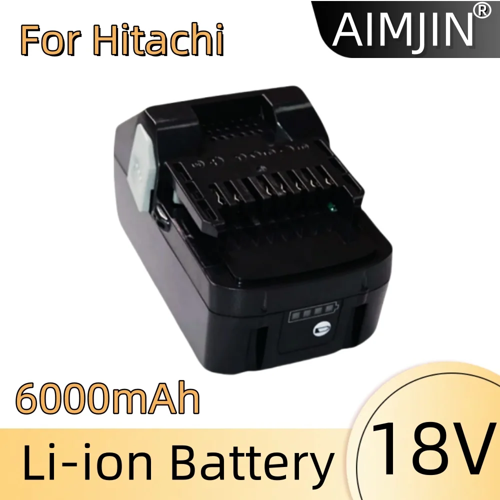 

18V 6.0Ah lithium-ion For Hitachi cordless power tool charging replacement battery BCL1815 BCL1830 EBM1830 DS18DL