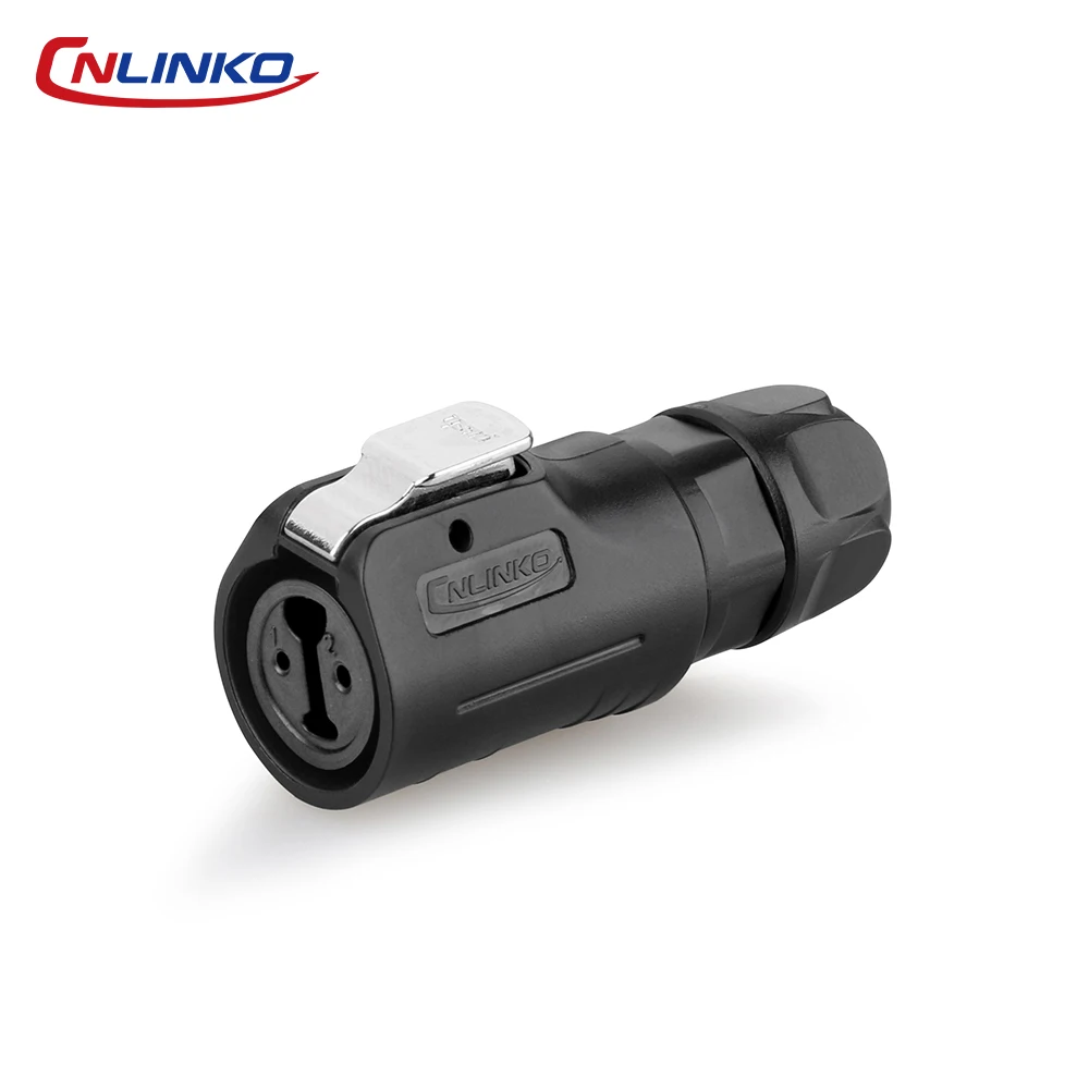 CNLINKO LP12 Electrical Connector IP68 Waterproof 3A~5A Female Plug and Male Socket for Industrial LED Light & Audio Equipment