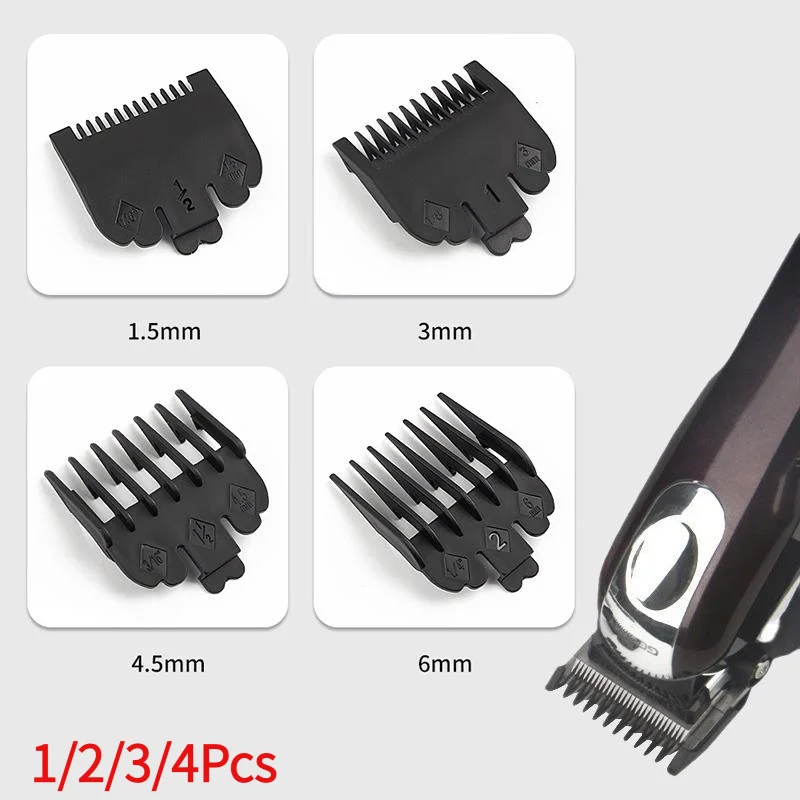 1/2/3/4Pcs Limit Comb Set Hair Clipper Guards Guide Combs Trimmer Styling Tools Attachment Compatible.