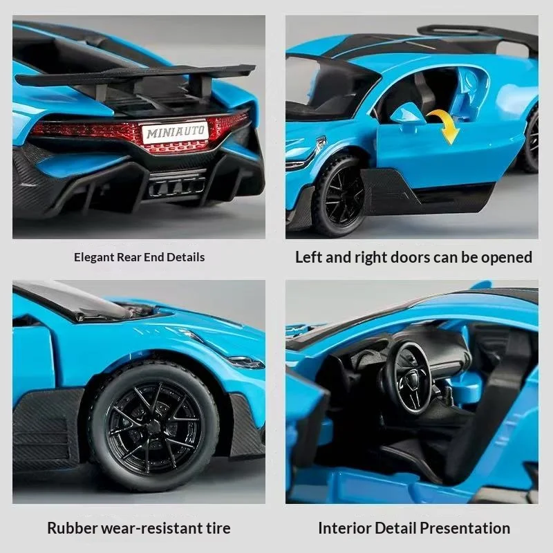 1:32 디보 합금 람보르기니 LP750 모델 장난감 다이캐스트 자동차 문 열림 소리와 빛 풀백 미니어처 스포츠카 소년 선물