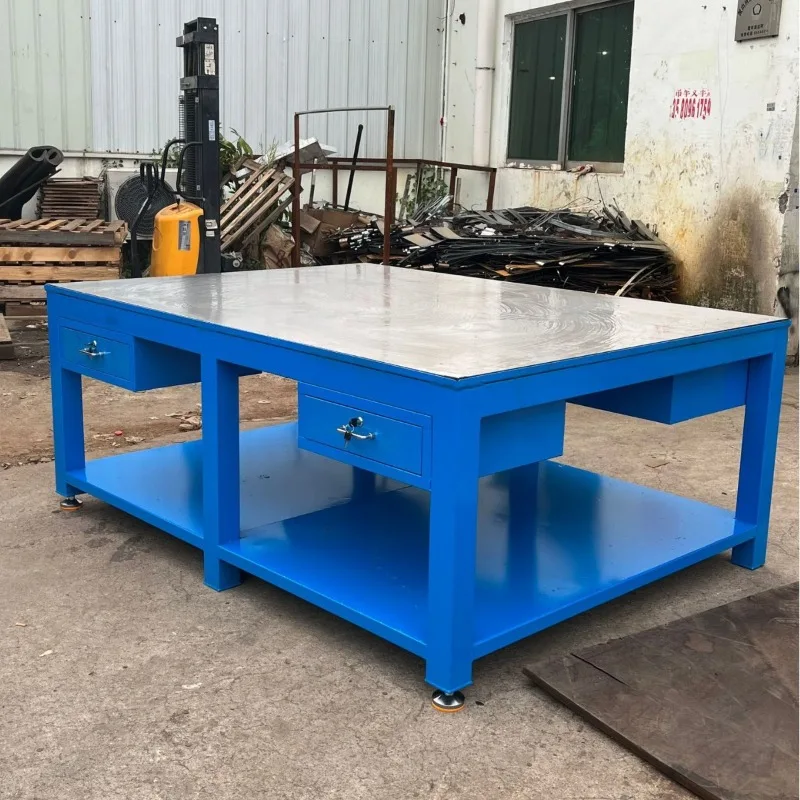 Heavy duty mold workbench, fitter steel plate stainless steel machinery