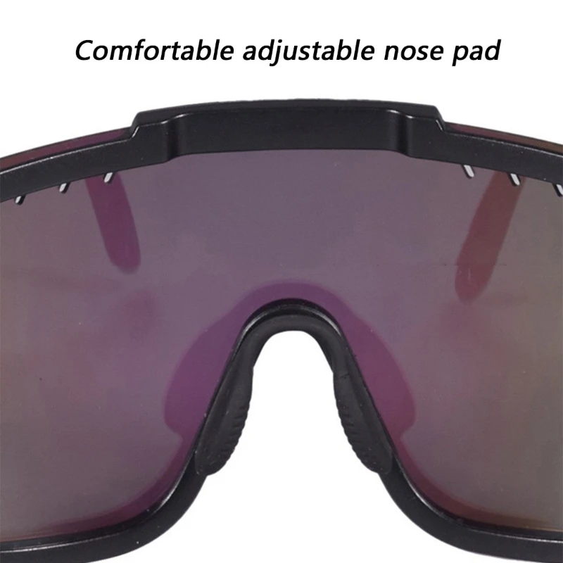  High Impact Resistance Motorcycle Safety Glasses Breathable Design Goggles For Long Distance Riding And Sports