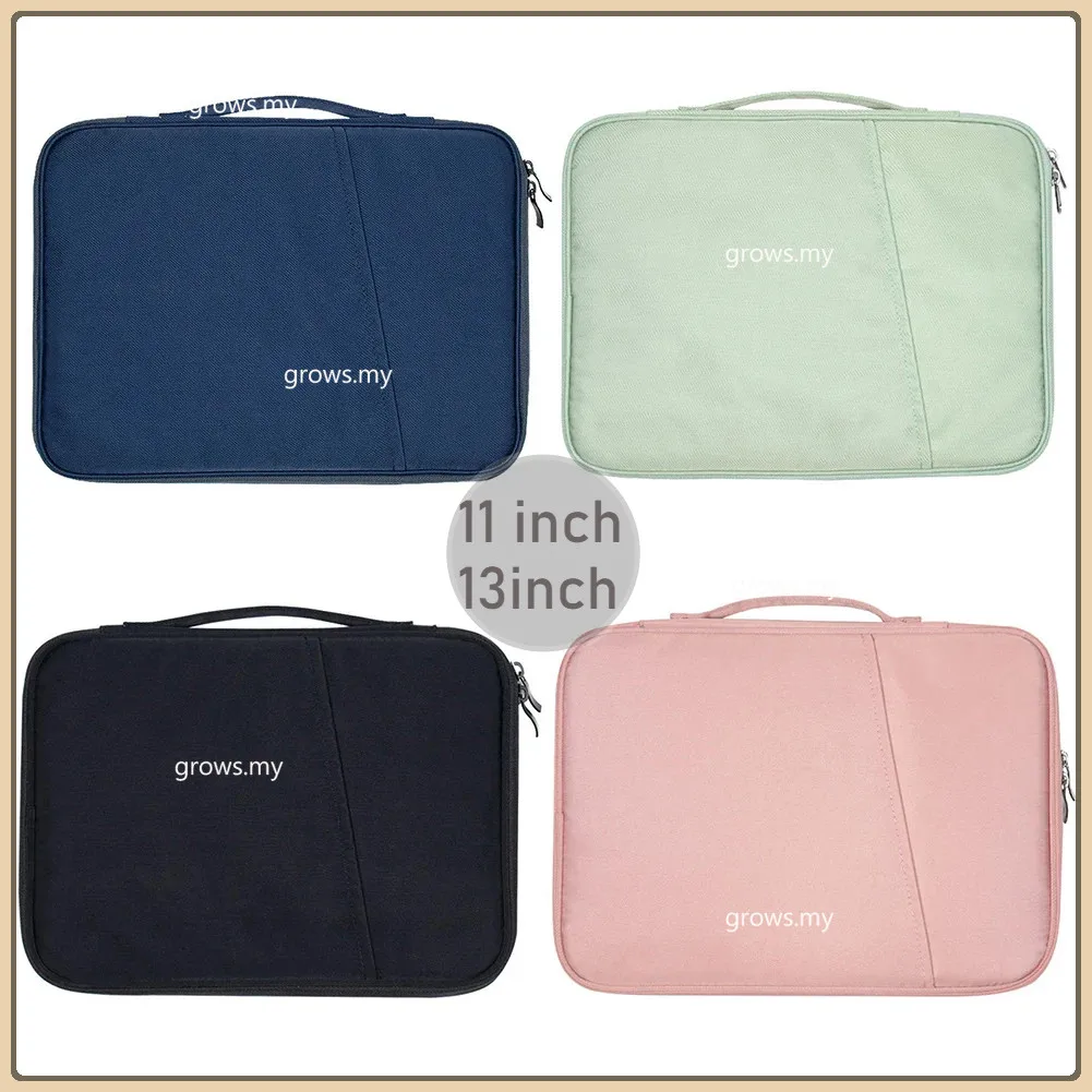 Sleeve Bag with Handle For iPad 11th Gen A16 Pro 11 13 M4 2024 Air 13 11 M3 10th 10.9 10.2 9th 8th 9.7 Pouch Storage Bag