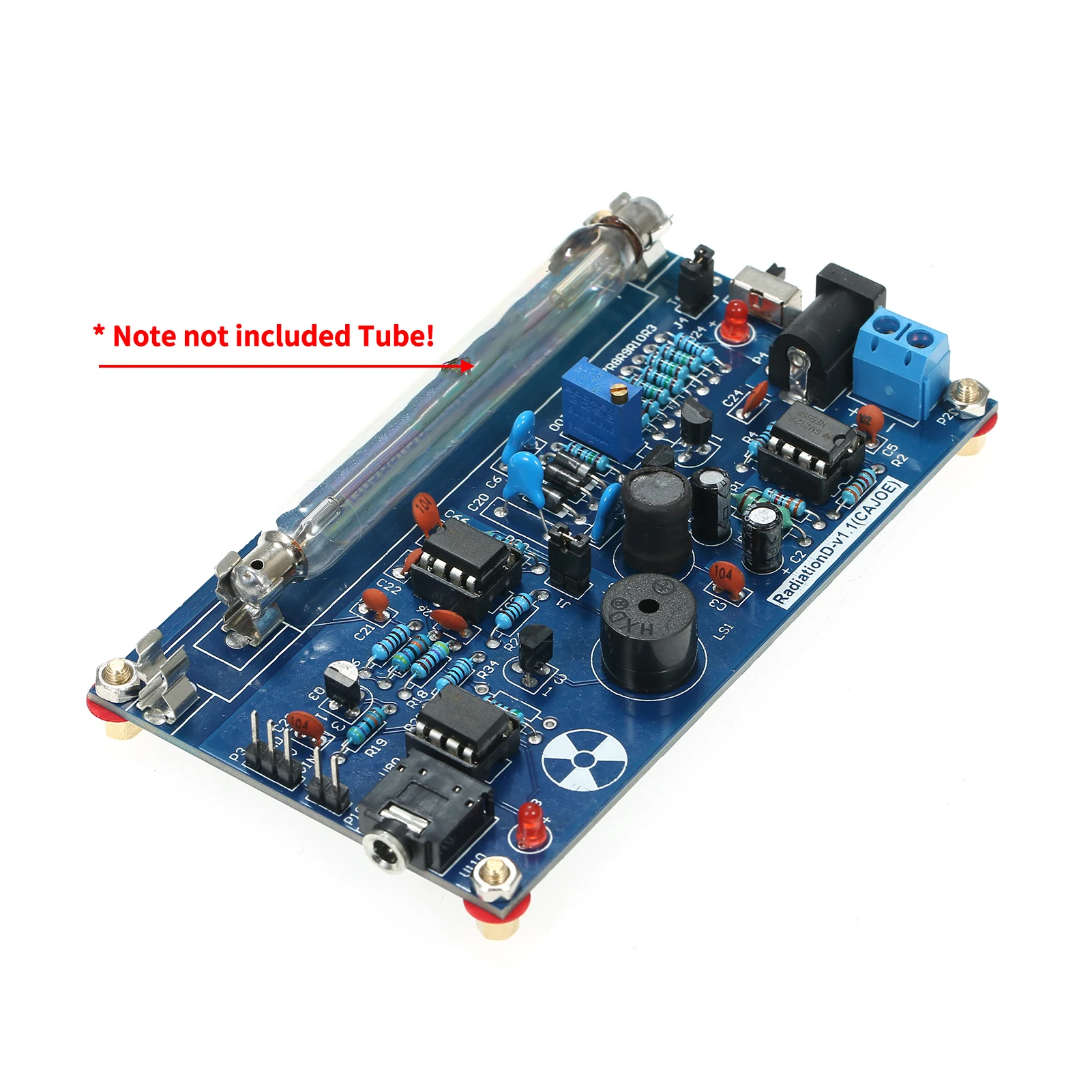 Assembled Radiation Detector System DIY Miller Tube Tube Nuclear Radiation Detector Geiger Counter Kit Experimental Module