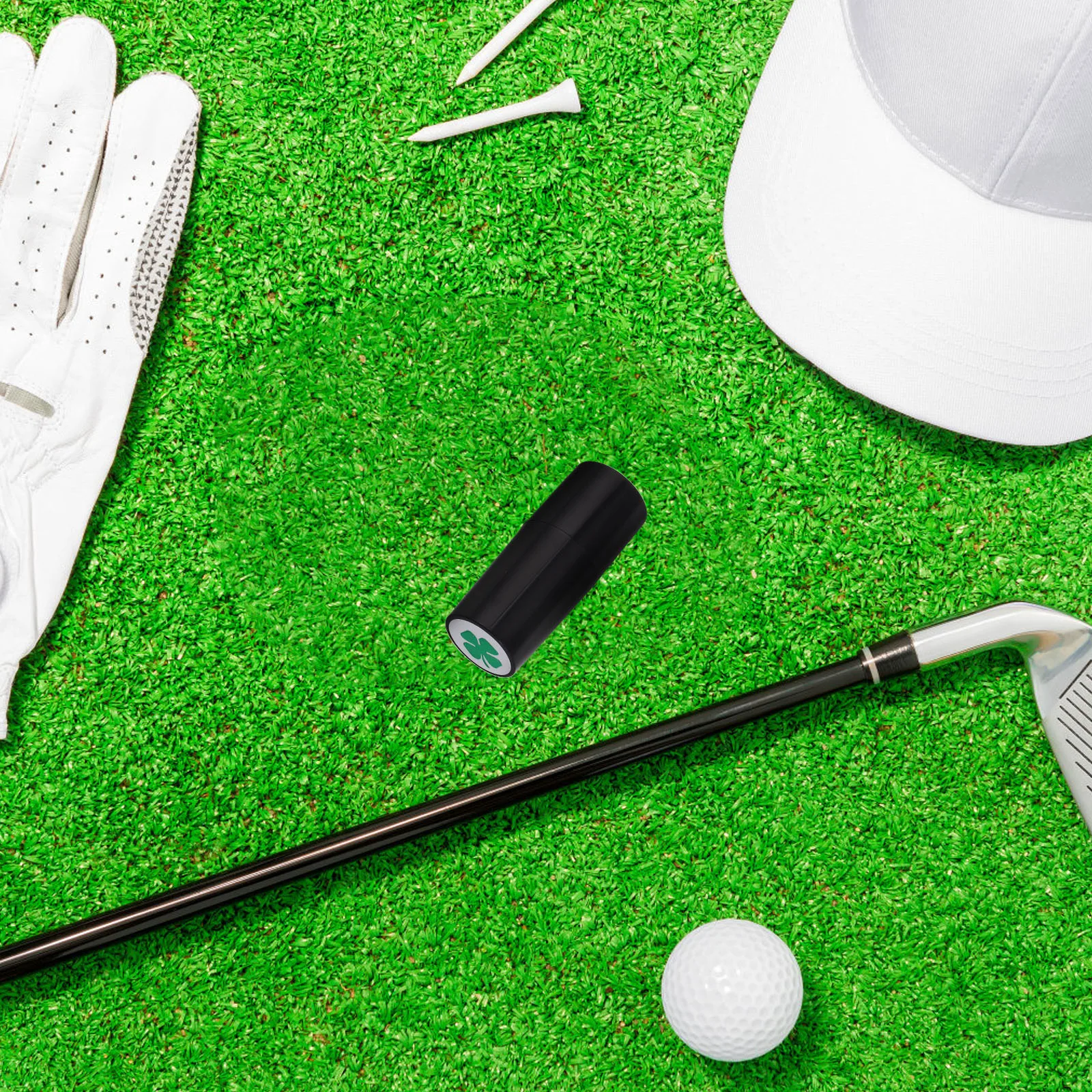 

Golf Ball Stamper Durable Plastic Construction Unique Design Variety Patterns Versatile Use Golf Training Aid Accessories